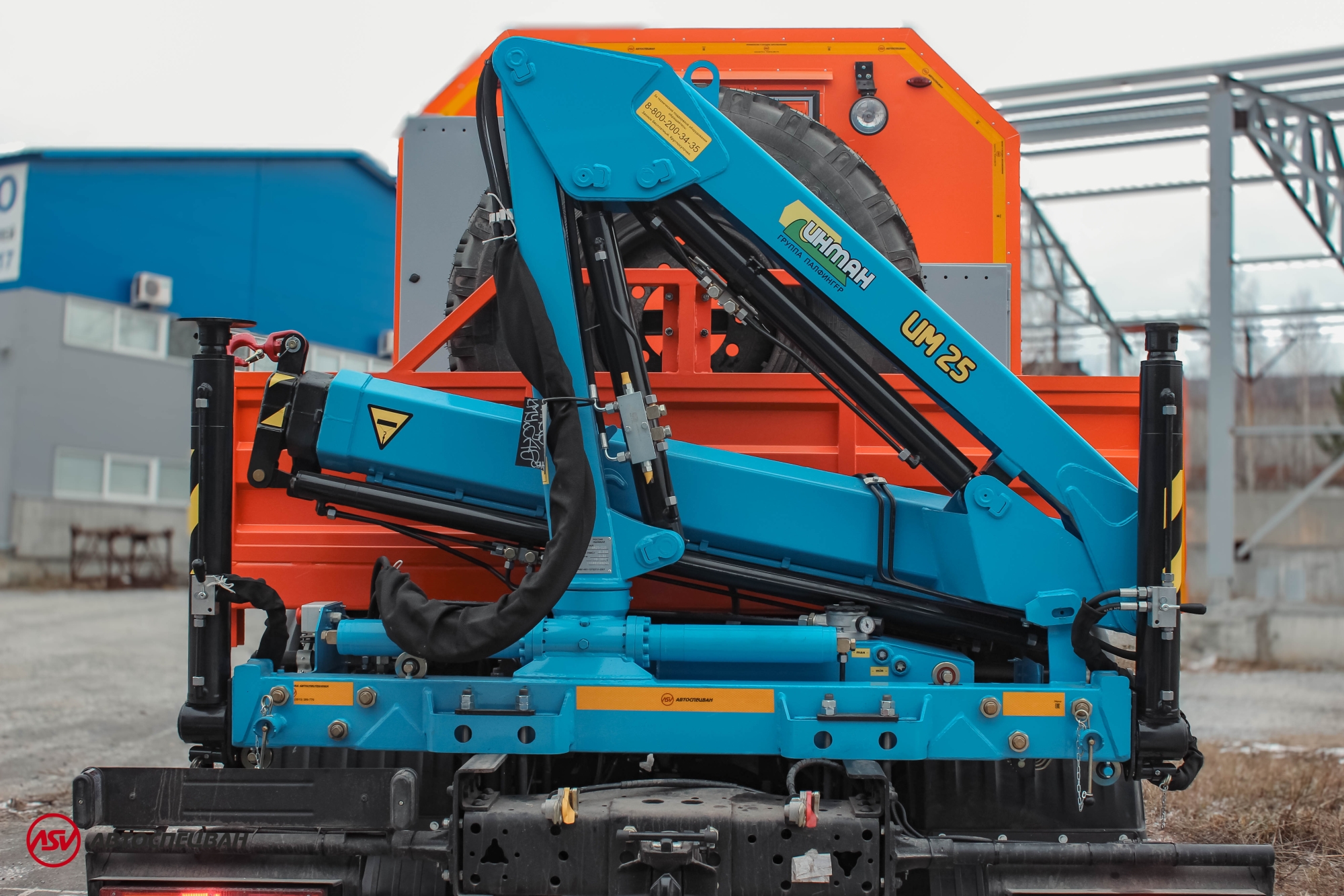 Агрегат наземного ремонта водоводов АНРВ КамАЗ 43118-3027-50 с КМУ ИМ-25 2