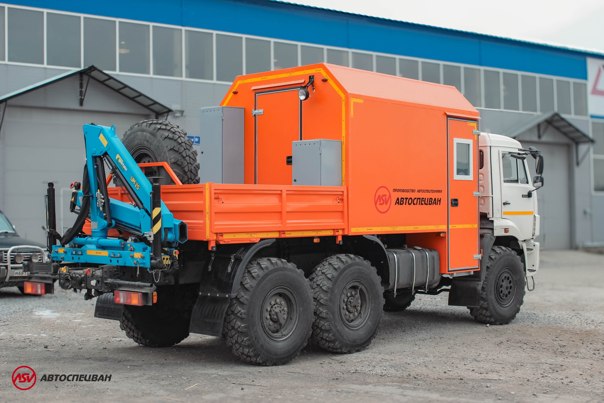 Агрегат наземного ремонта водоводов АНРВ КамАЗ 43118-3027-50 с КМУ ИМ-25 3