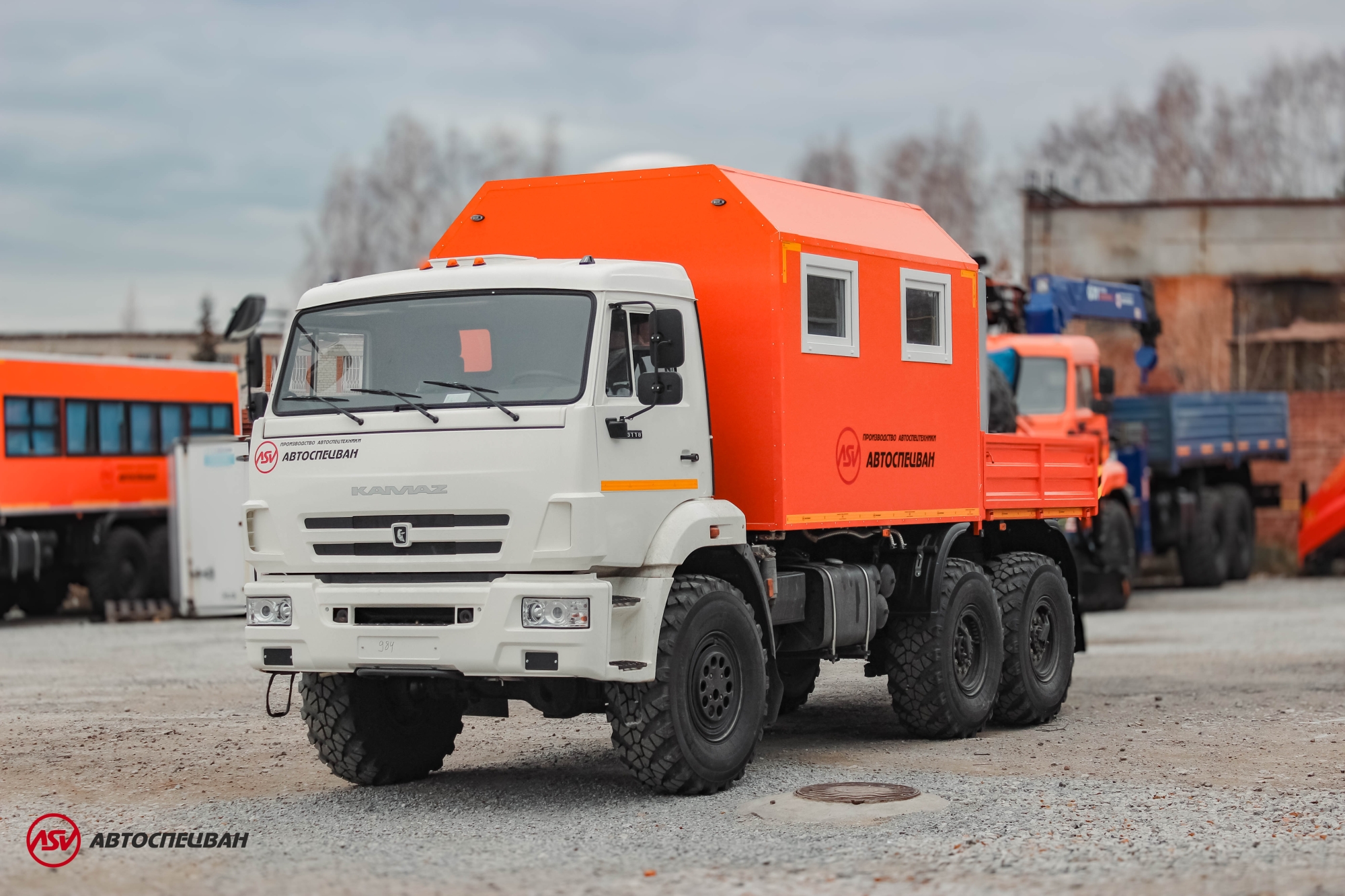 Агрегат наземного ремонта водоводов АНРВ КамАЗ 43118-3027-50 с КМУ ИМ-25 4