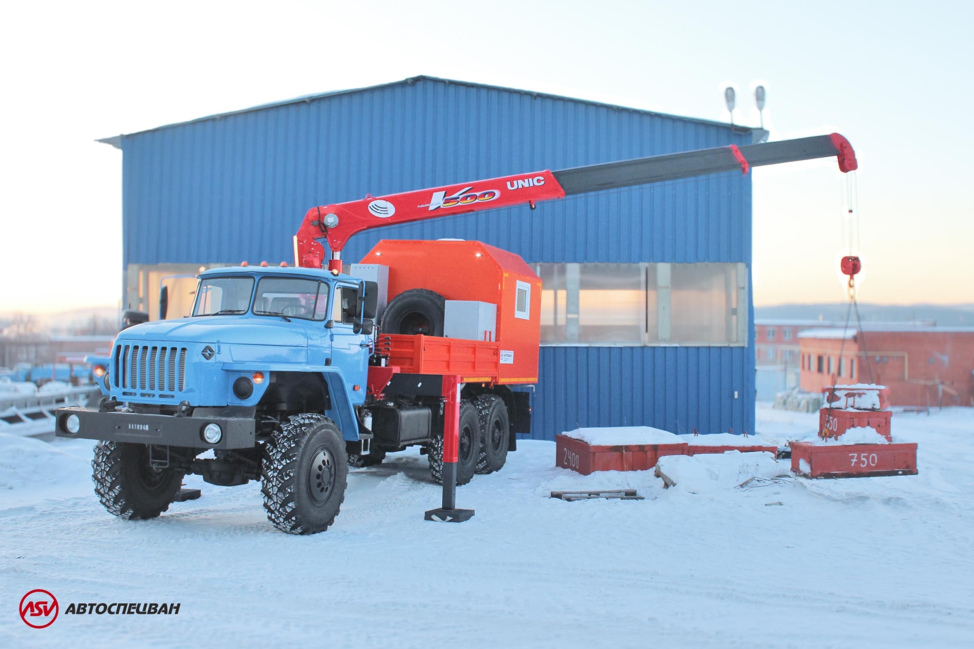 ГПА Урал 4320-1912-60 с КМУ UNIC 503 4