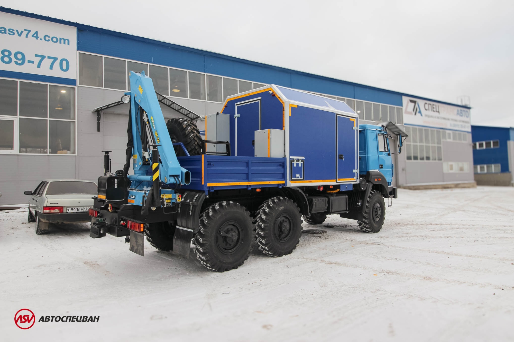 Агрегат наземного ремонта водоводов АНРВ Урал 4320-4152-81Е5 с КМУ ИМ-50 2