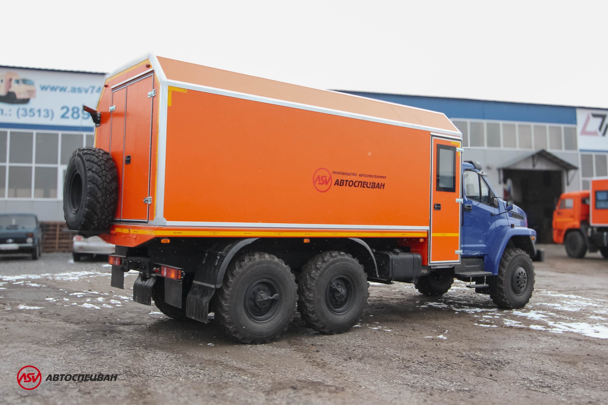 Передвижная мастерская ПАРМ АСВ 7722G4 Урал-NEXT4320-6952-72(Е5)Г38 с отсеком для перевозки людей 4
