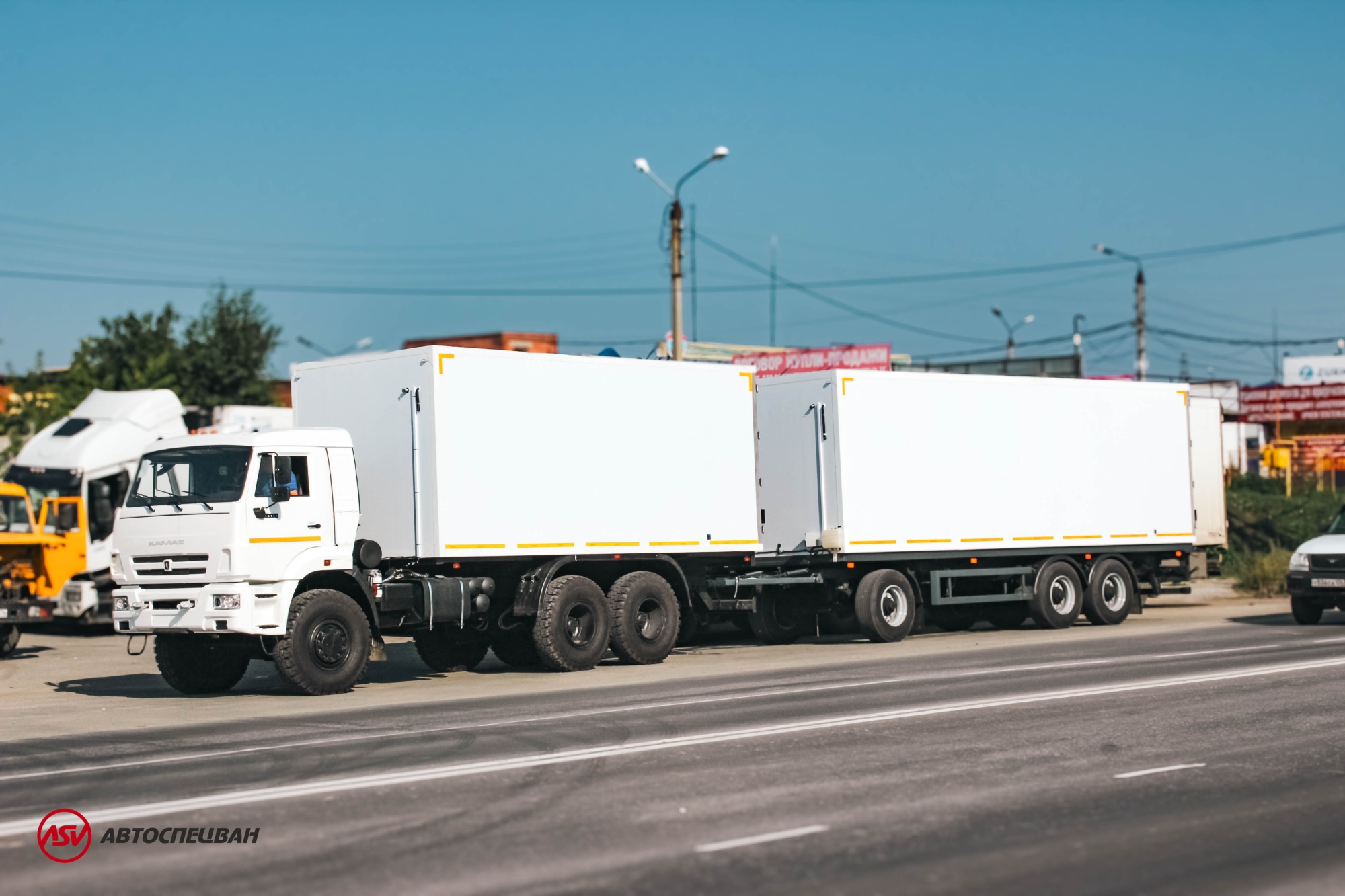 Изотермический фургон КамАЗ 65111 (автопоезд) 1