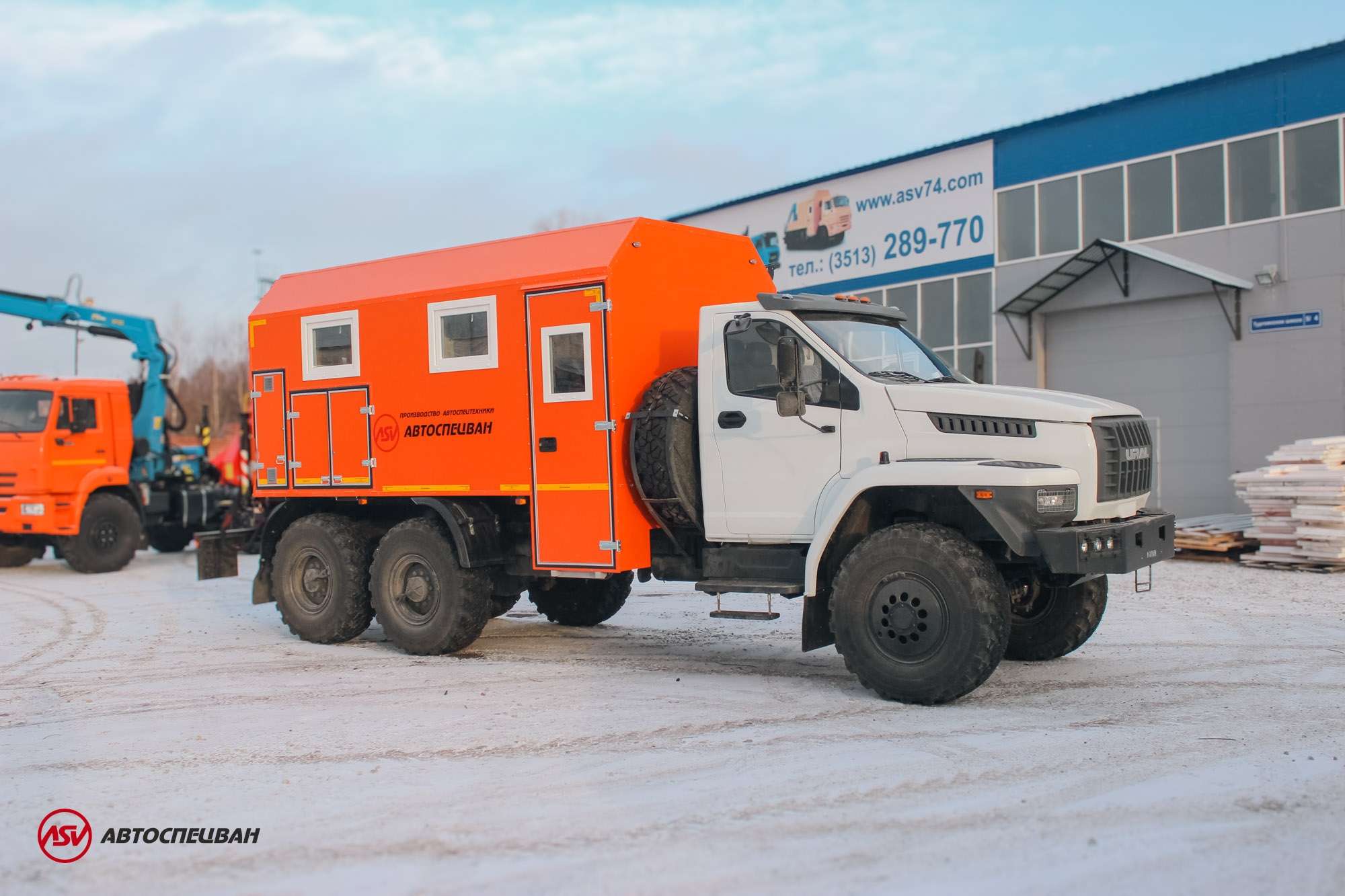 Передвижная мастерская ПАРМ Урал NEXT с КМУ 0