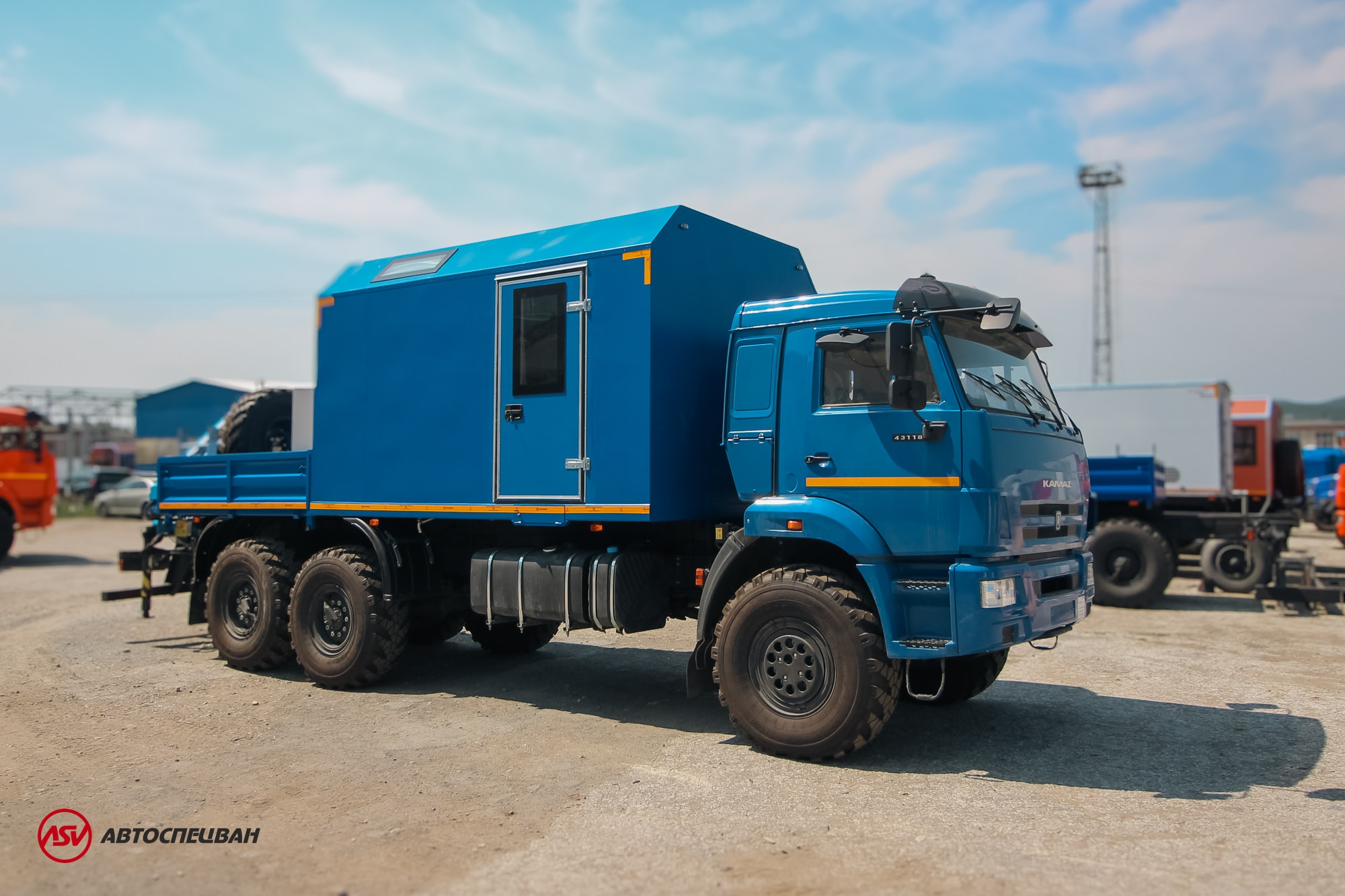 ПАРМ КамАЗ 43118-3027-50 с КМУ ИМ-25 0