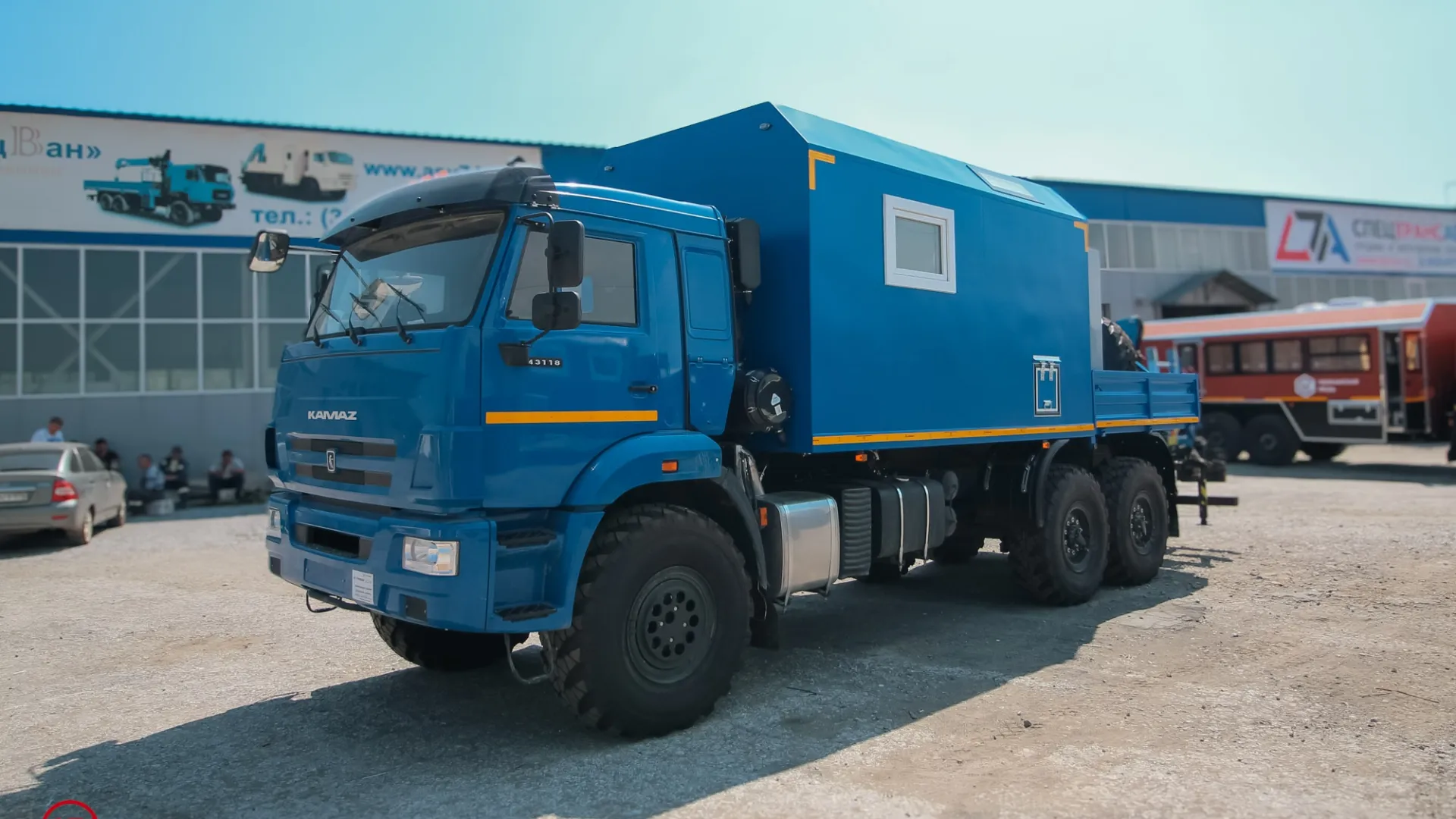 ПАРМ КамАЗ 43118-3027-50 с КМУ ИМ-25 1