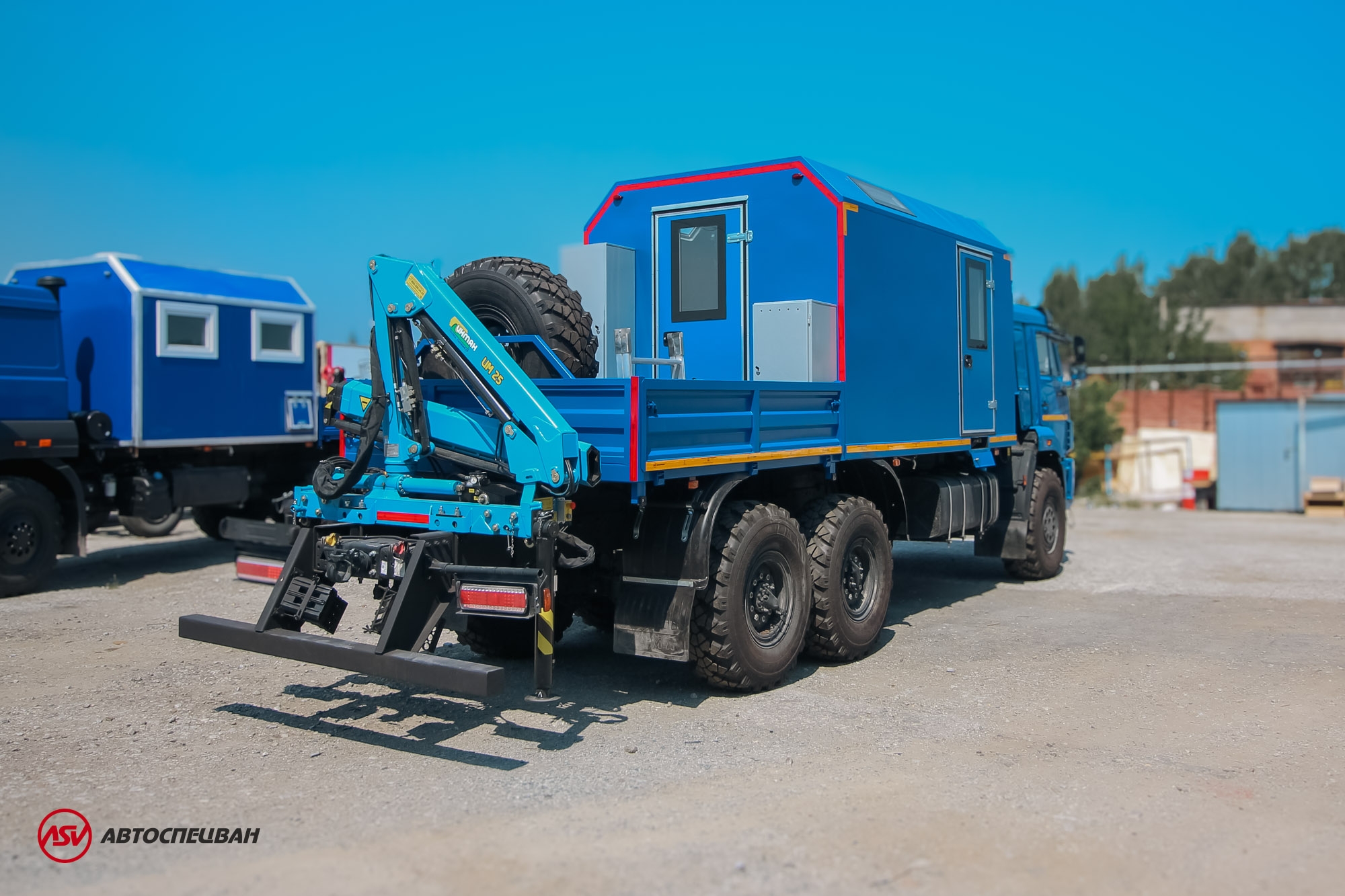 ПАРМ КамАЗ 43118-3027-50 с КМУ ИМ-25 3