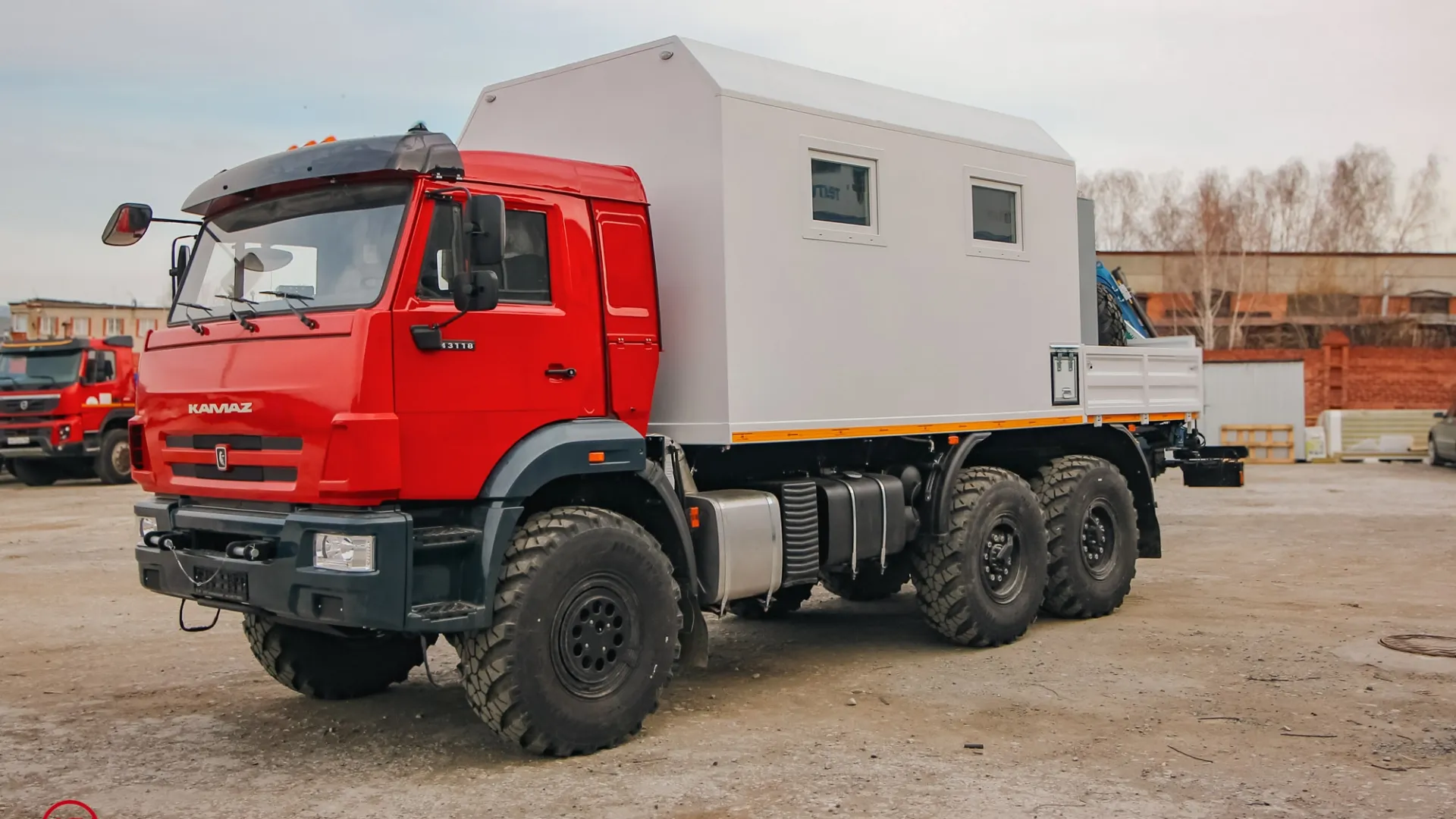 Передвижная мастерская ПАРМ с КМУ ИМ-20 на шасси Камаз 43118-3027-50 1
