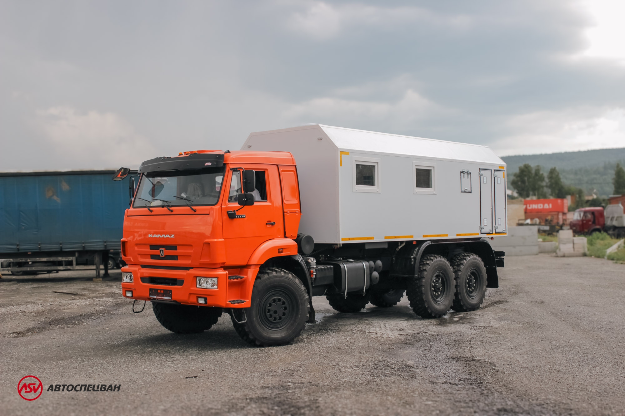 Передвижная мастерская ПАРМ КамАЗ 43118RF без токарного станка 1