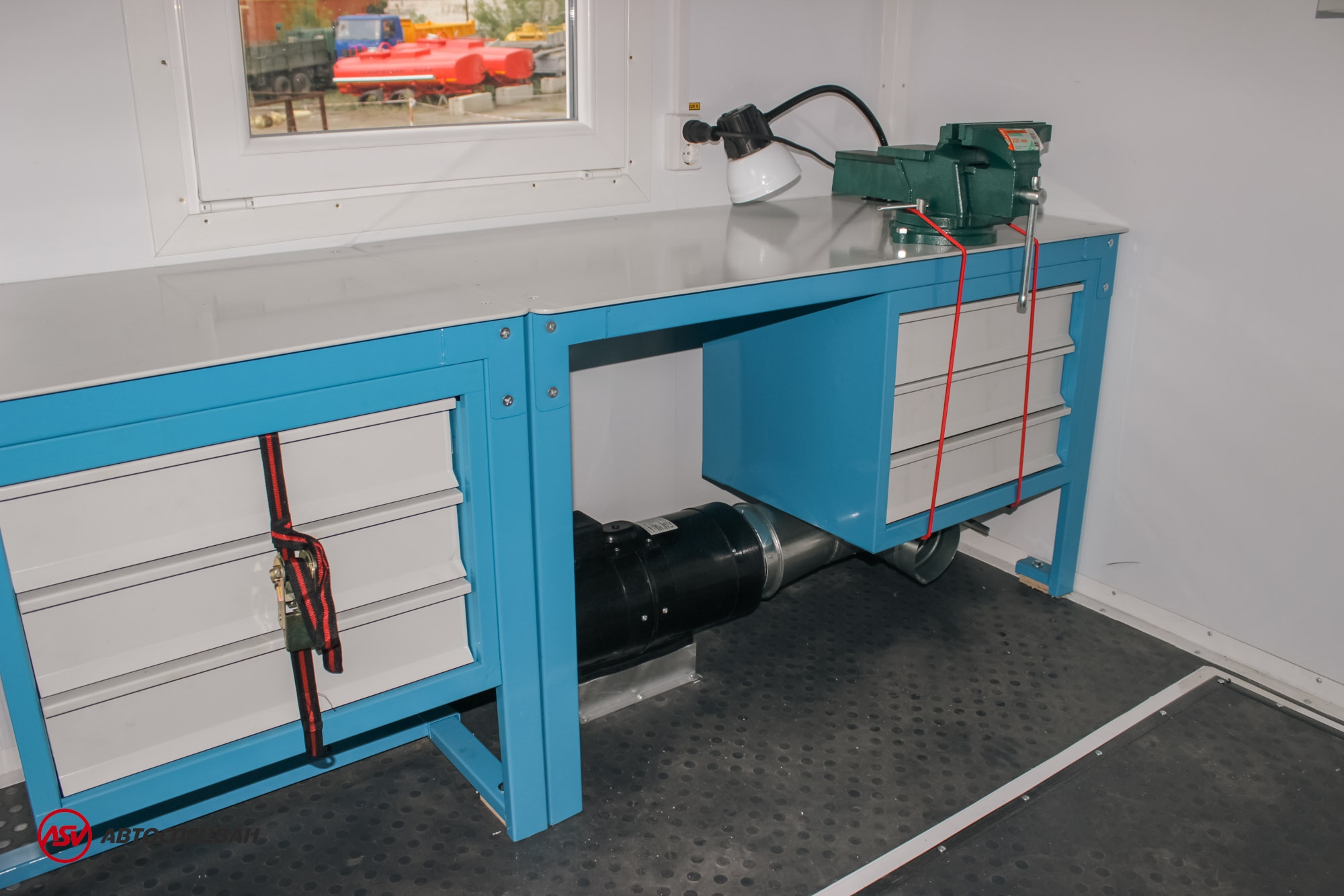 Передвижная мастерская ПАРМ КамАЗ 43118RF без токарного станка 6