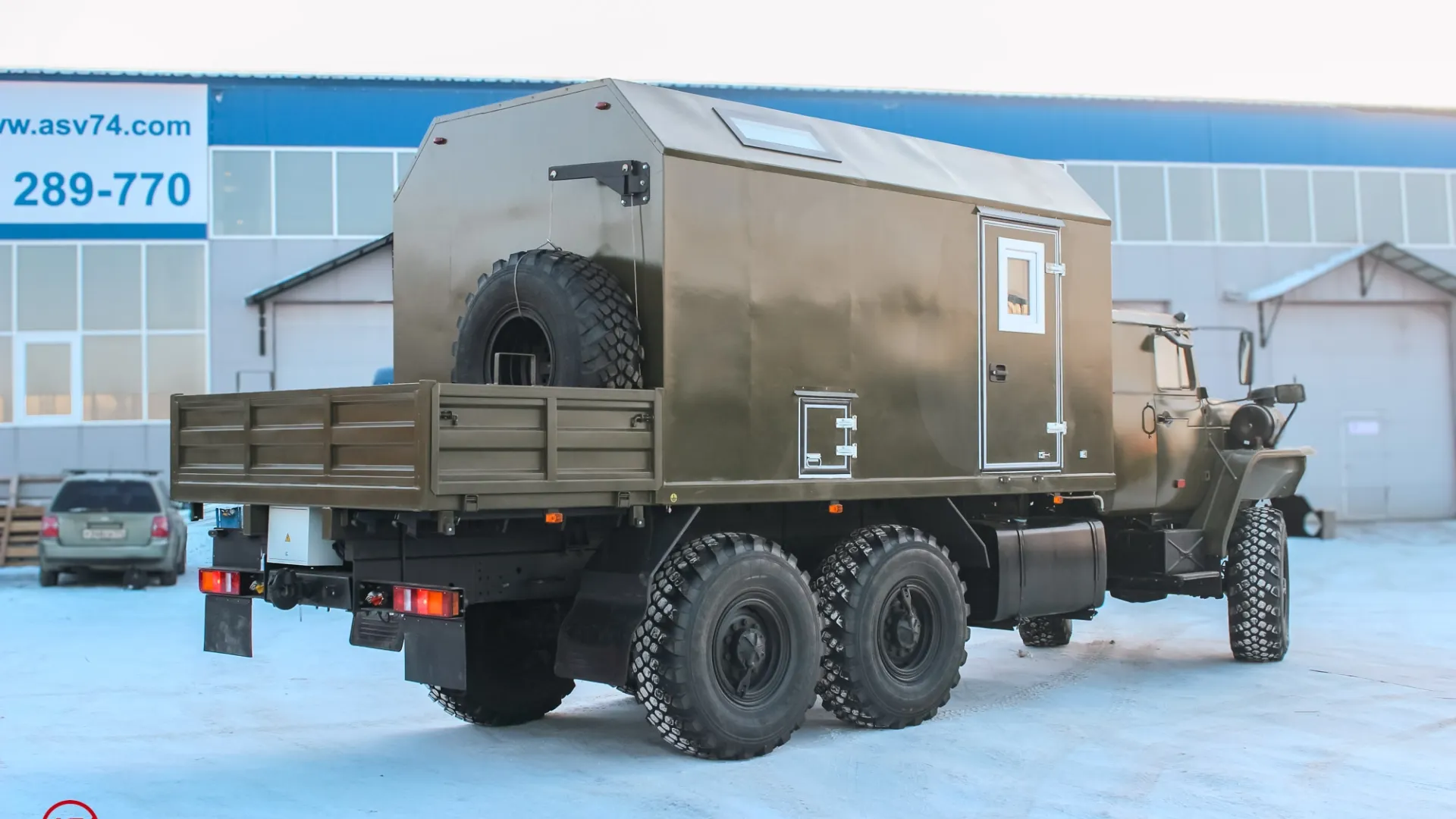 Передвижная мастерская ПАРМ АСВ7721G1-20 Урал 4320-1912-60Е5 с жилым отсеком 1