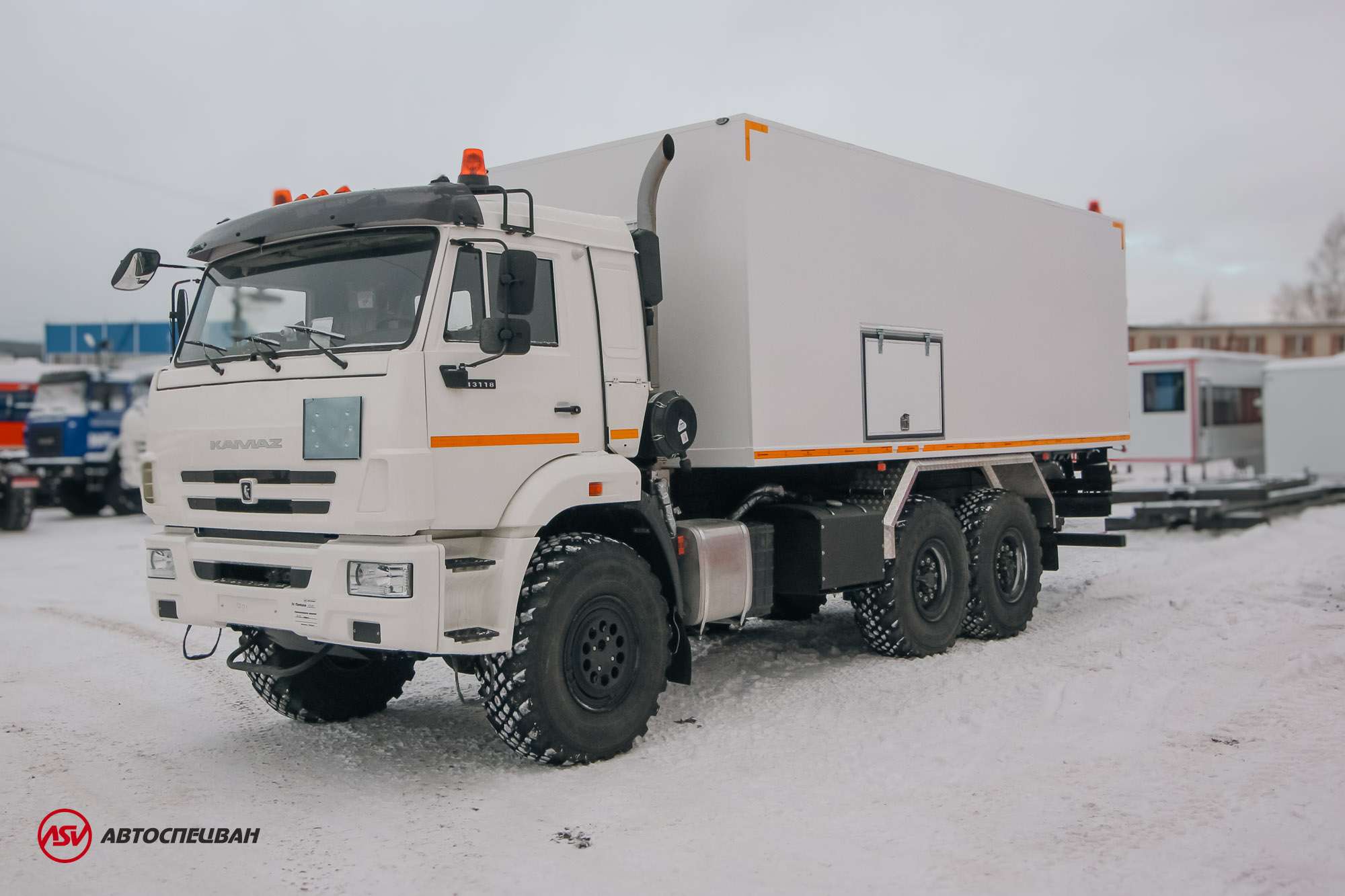 Автомобиль для перевозки взрывчатых веществ (EX/III). КамАЗ 43118-50. 1