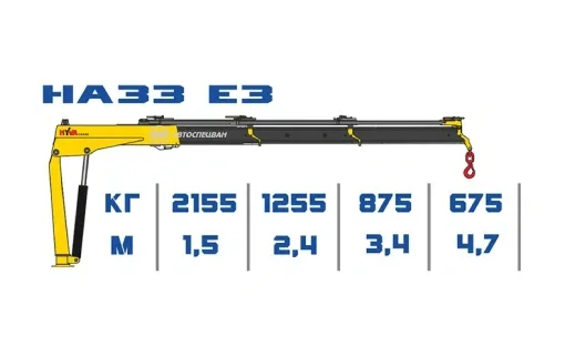 КМУ HYVA Crane HB33E3 0