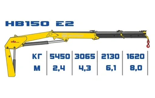 КМУ HYVA Crane HB150E2 0